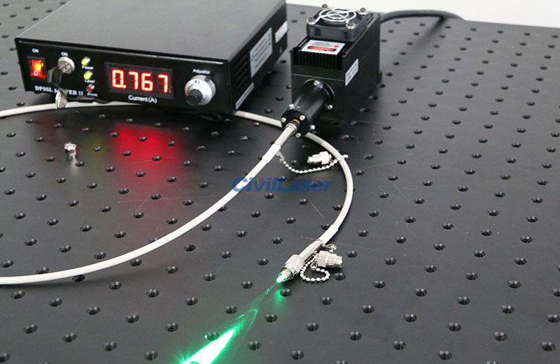 505nm laser diode 녹색 100mw 섬유 결합 레이저 system - Click Image to Close